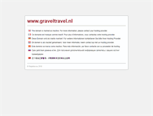 Tablet Screenshot of graveltravel.nl